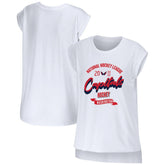 Washington Capitals WEAR by Erin Andrews Women's Domestic Tank Top White