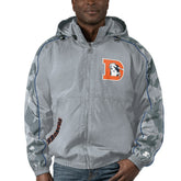 Denver Broncos Starter Thursday Night Gridiron Throwback Full-Zip Jacket - Gray cheap