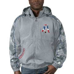 New England Patriots Starter Thursday Night Gridiron Throwback Full-Zip Jacket - Gray online