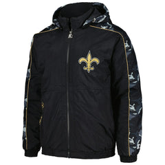 New Orleans Saints Starter Thursday Night Gridiron Full-Zip Hoodie - Black discount