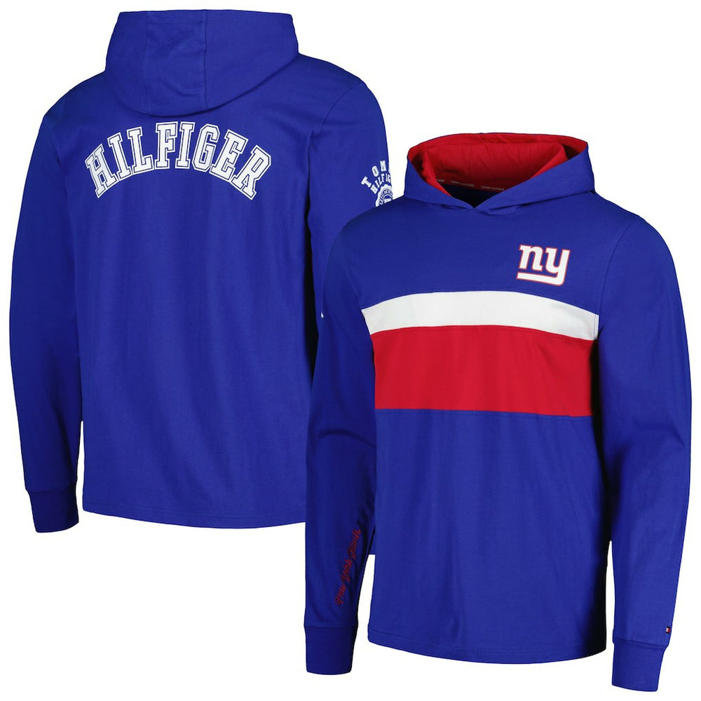 New York Giants Tommy Hilfiger Morgan Long Sleeve Hoodie T-Shirt - Royal online