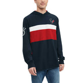 Houston Texans Tommy Hilfiger Morgan Long Sleeve Hoodie T-Shirt - Navy discount