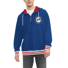 Buffalo Bills Tommy Hilfiger Aaron Quarter-Zip Hoodie - Royal sale