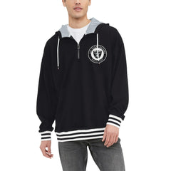 Las Vegas Raiders Tommy Hilfiger Aaron Quarter-Zip Hoodie - Black on sale