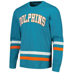 Miami Dolphins Tommy Hilfiger Nolan Long Sleeve T-Shirt - Aqua/Orange cheap