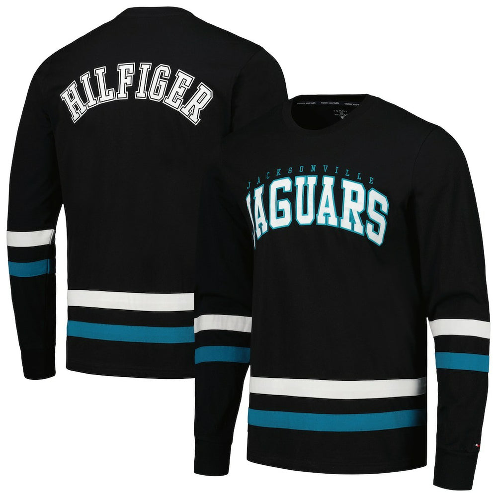 Jacksonville Jaguars Tommy Hilfiger Nolan Long Sleeve T-Shirt - Black/Teal sale