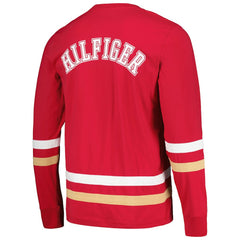 San Francisco 49ers Tommy Hilfiger Nolan Long Sleeve T-Shirt - Red/Gold on sale