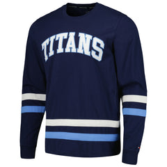 Tennessee Titans Tommy Hilfiger Nolan Long Sleeve T-Shirt - Navy/Light Blue cheap