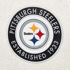 Pittsburgh Steelers Tommy Hilfiger Jordan Sherpa Quarter-Zip Sweatshirt - Cream cheap