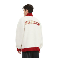 San Francisco 49ers Tommy Hilfiger Jordan Sherpa Quarter-Zip Sweatshirt - Cream on sale