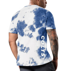 Indianapolis Colts MSX by Michael Strahan Freestyle Tie-Dye T-Shirt - Royal cheap