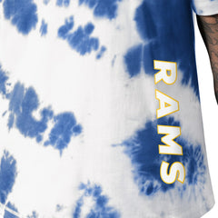 Los Angeles Rams MSX by Michael Strahan Freestyle Tie-Dye T-Shirt - Royal for sale