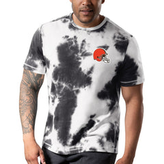 Cleveland Browns MSX by Michael Strahan Freestyle Tie-Dye T-Shirt - Black outlet