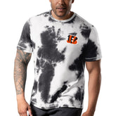 Cincinnati Bengals MSX by Michael Strahan Freestyle Tie-Dye T-Shirt - Black cheap