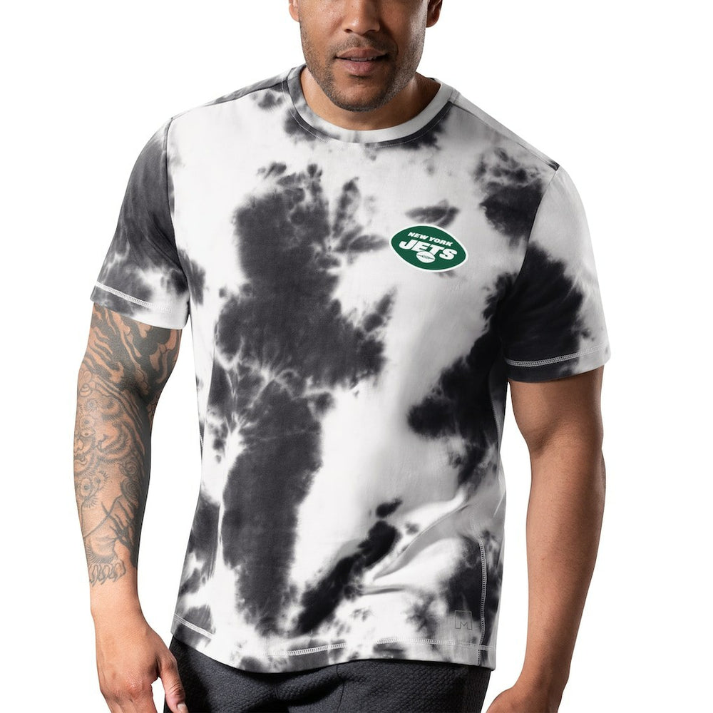 New York Jets MSX by Michael Strahan Freestyle Tie-Dye T-Shirt - Black on sale