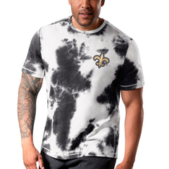 New Orleans Saints MSX by Michael Strahan Freestyle Tie-Dye T-Shirt - Black on sale