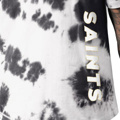 New Orleans Saints MSX by Michael Strahan Freestyle Tie-Dye T-Shirt - Black on sale