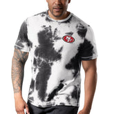 San Francisco 49ers MSX by Michael Strahan Freestyle Tie-Dye T-Shirt - Black outlet