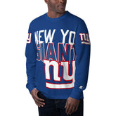 New York Giants Starter Clutch Hit Long Sleeve T-Shirt - Royal on sale
