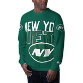 New York Jets Starter Clutch Hit Long Sleeve T-Shirt - Green for sale