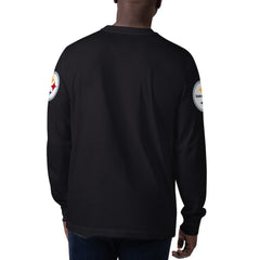 Pittsburgh Steelers Starter Clutch Hit Long Sleeve T-Shirt - Black outlet