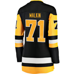Evgeni Malkin Pittsburgh Penguins Fanatics Women's Home Breakaway Player Jersey Black