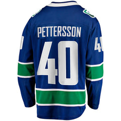 Elias Pettersson Vancouver Canucks Fanatics Home Breakaway Jersey Blue