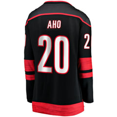 Sebastian Aho Carolina Hurricanes Fanatics Women's Home Breakaway Player Jersey Black