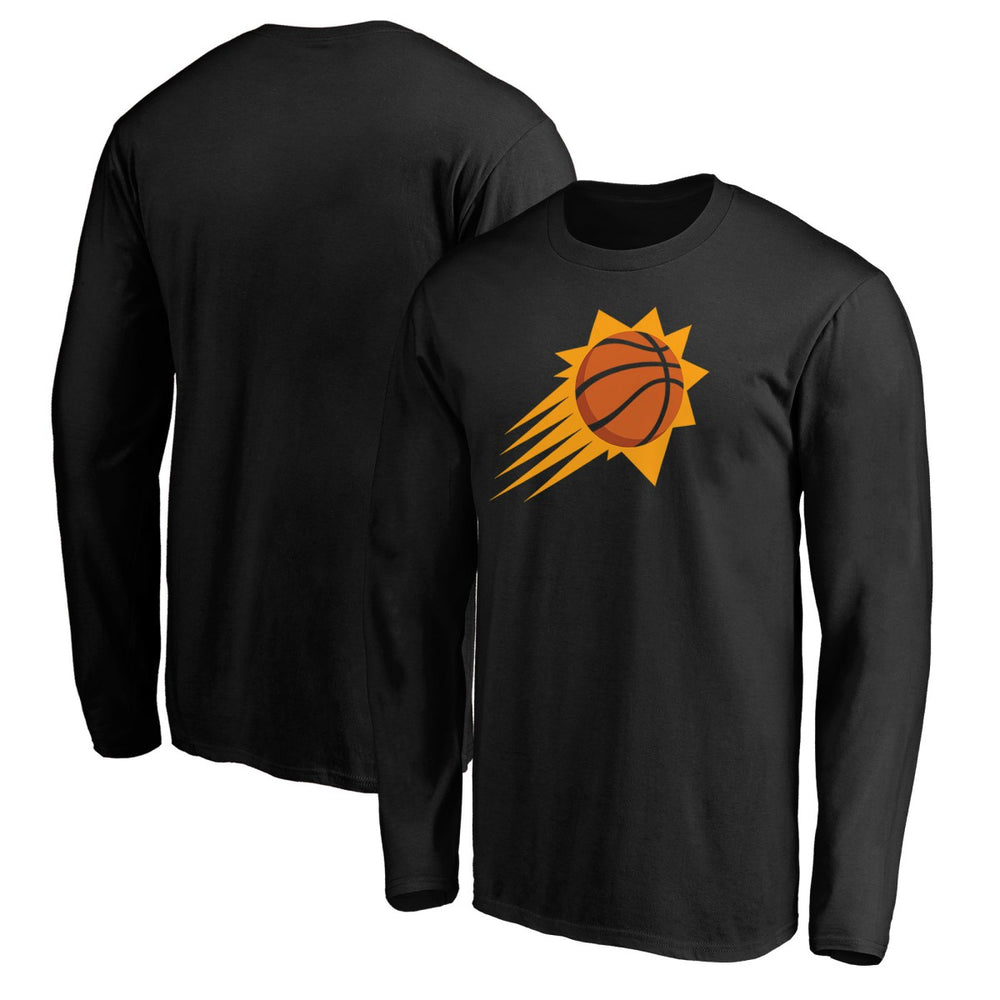 Phoenix Suns Primary Logo Long Sleeve T-Shirt - Black cheap