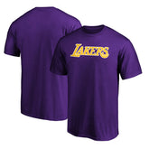 Los Angeles Lakers Wordmark Alt T-Shirt - Purple online