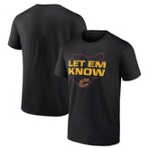 Cleveland Cavaliers Hometown Collection Let Em Know T-Shirt sale - Black sale