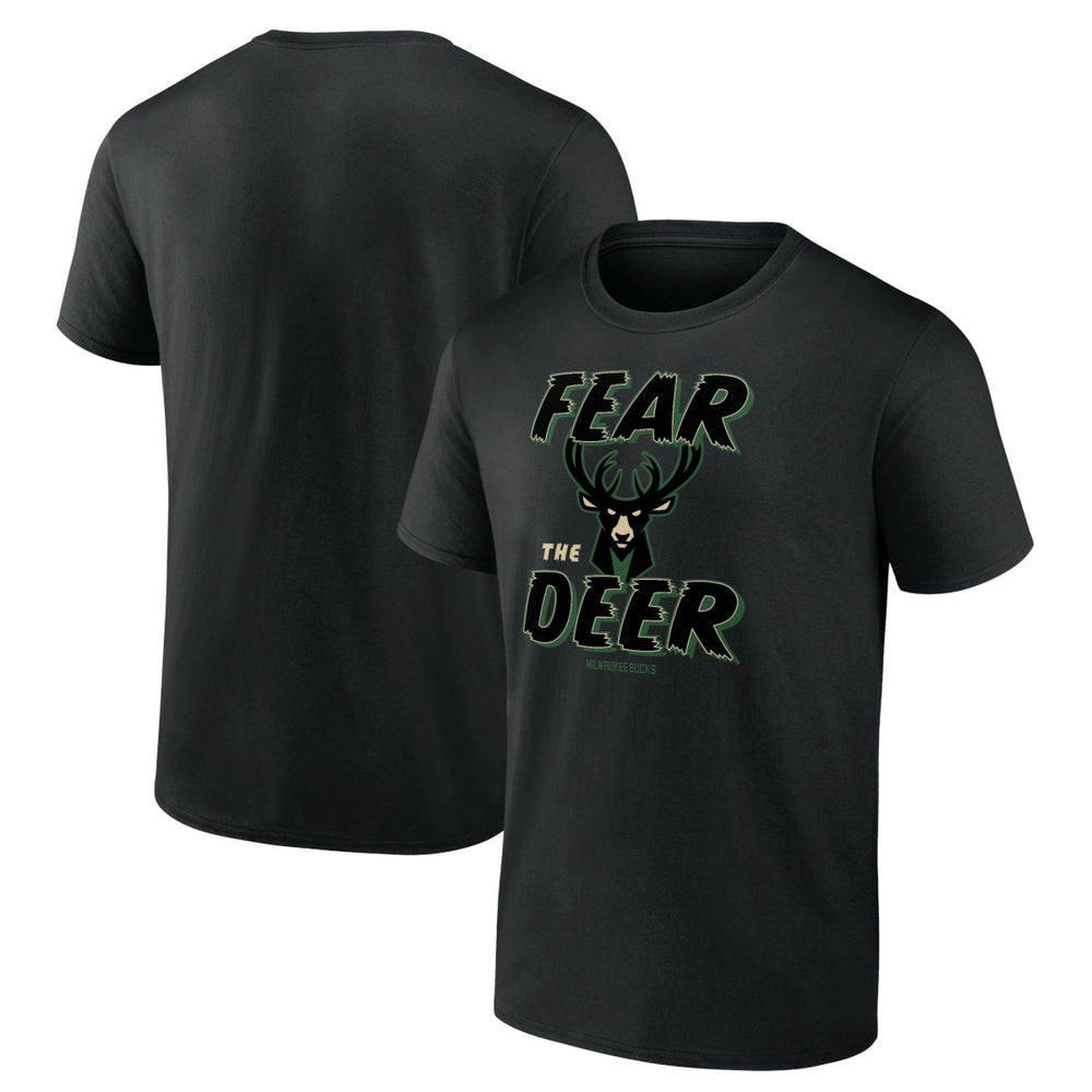 Milwaukee Bucks Hometown Collection Fear The Deer T-Shirt - Black cheap