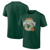 Milwaukee Bucks Hometown Collection Brew City T-Shirt - Hunter Green sale