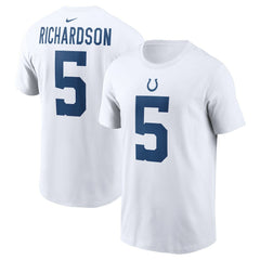 Anthony Richardson Indianapolis Colts Player Name & Number T-Shirt - White | Nike online
