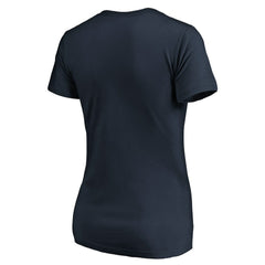 Chicago Bears Women's Script V-Neck T-Shirt - Navy cheap