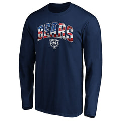Chicago Bears Banner Wave Long Sleeve T-Shirt - Navy sale