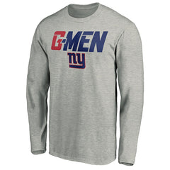New York Giants Hometown Collection G-Men Long Sleeve T-Shirt - Gray for sale