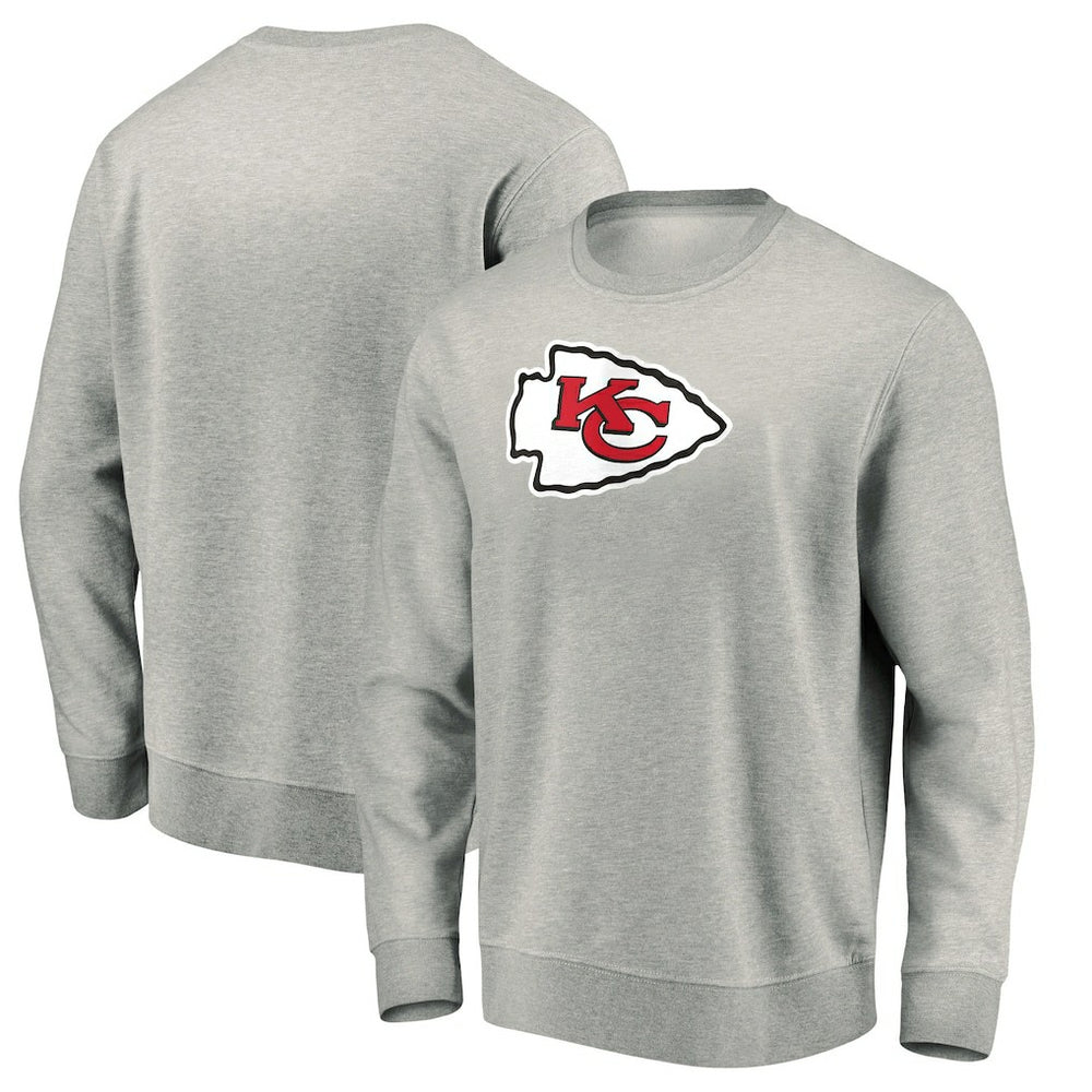Kansas City Chiefs Pullover Sweatshirt - Gray outlet
