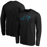 Carolina Panthers Primary Logo Long Sleeve T-Shirt - Black outlet