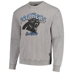 Carolina Panthers The Wild Collective Unisex Distressed Pullover Sweatshirt - Gray discount
