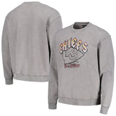Kansas City Chiefs The Wild Collective Unisex Distressed Pullover Sweatshirt - Gray on sale
