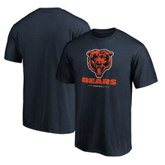 Chicago Bears Team Lockup T-Shirt - Navy cheap