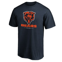 Chicago Bears Team Lockup T-Shirt - Navy cheap