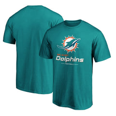 Miami Dolphins Team Lockup T-Shirt - Aqua sale