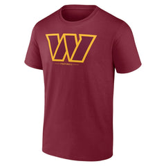 Washington Commanders Team Lockup T-Shirt - Burgundy for sale