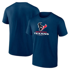 Houston Texans Team Lockup T-Shirt - Navy for sale