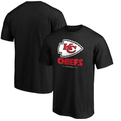 Kansas City Chiefs Team Lockup T-Shirt - Black on sale