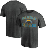 Los Angeles Chargers Victory Arch T-Shirt - Heather Charcoal on sale