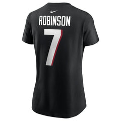 Bijan Robinson Atlanta Falcons Women's Player Name & Number T-Shirt - Black | Nike online