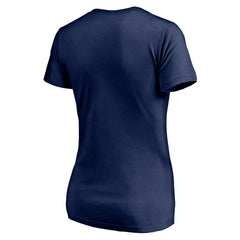 Seattle Seahawks Women's Live For It V-Neck T-Shirt - College Navy discount